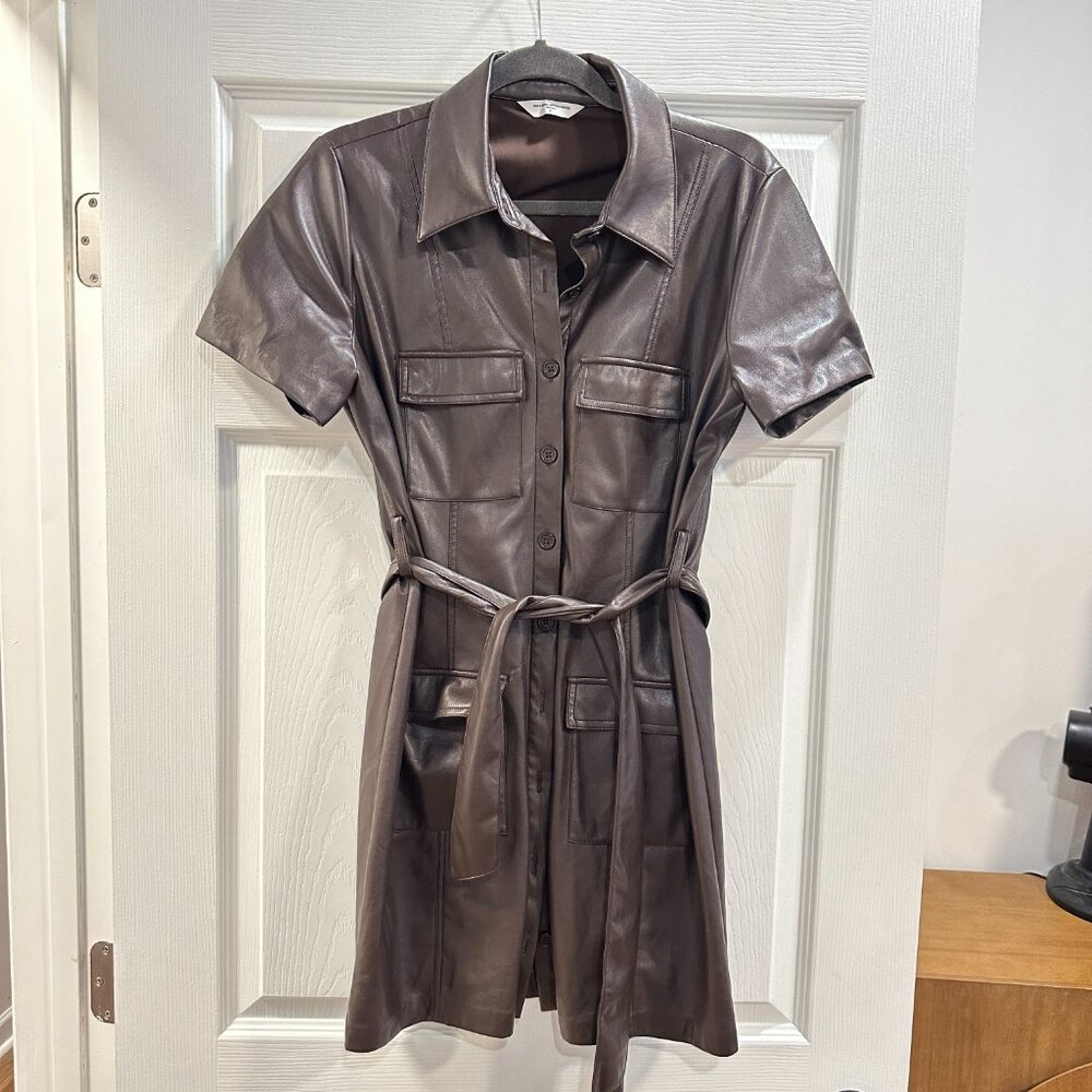 Amanda Uprichard Short Sleeve Greyson Mini Dress